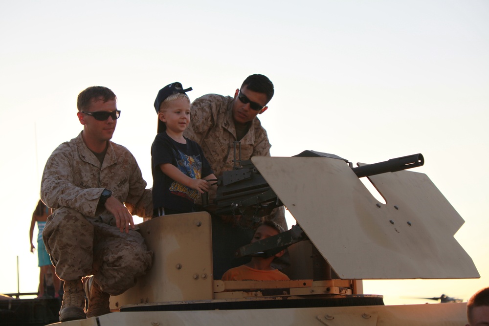 Air show guests get hands-on with displays