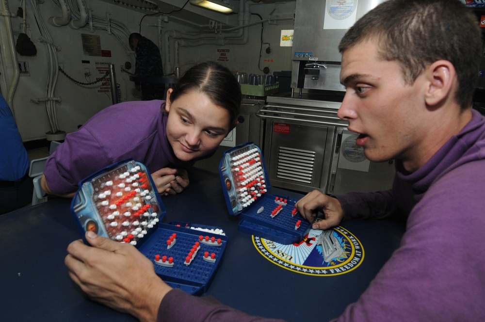 USS George H.W. Bush game tournament