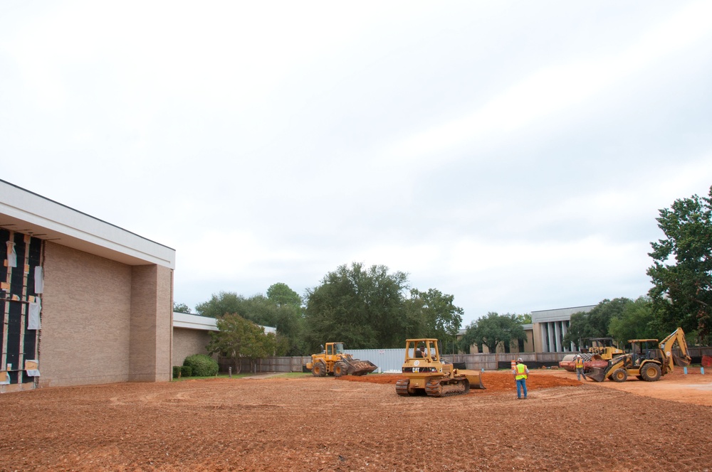 Construction at the Muir S. Fairchild Research and Information Center