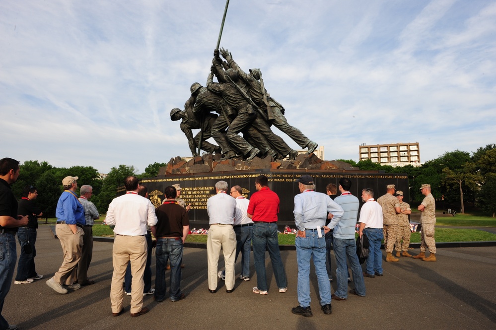 Marine Corps Executive Forum tour sites in the National Capital Region