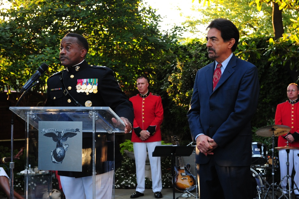 Parade reception at Marine Barracks Washington