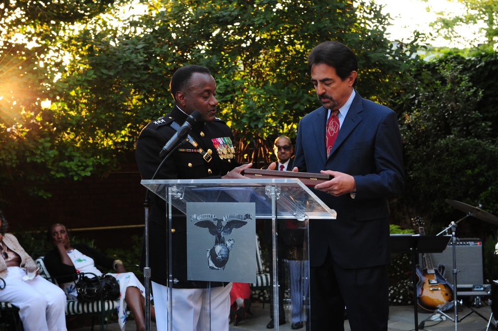 Parade reception at Marine Barracks Washington