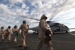 Marines arrive aboard USS Bonhomme Richard, prepare for Fleet Week