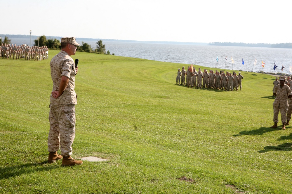 2nd Medical Battalion welcomes new commanding officer