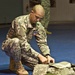 Williams conducts pre-combat check