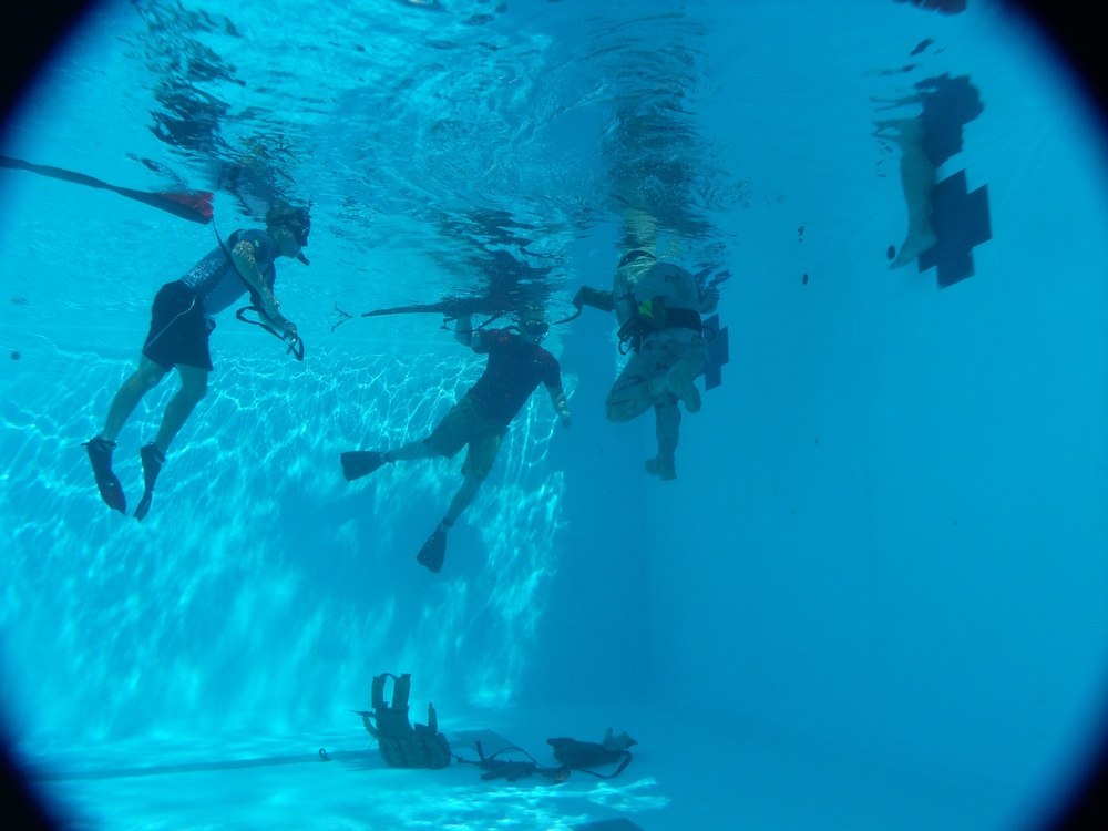 US Coast Guard water survival training JTF Guantanamo