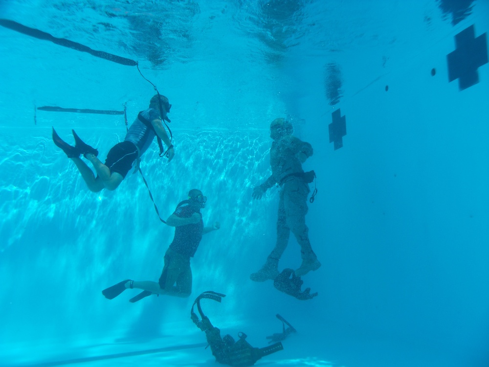 US Coast Guard water survival training JTF Guantanamo