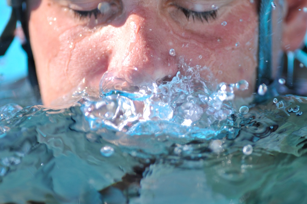 US Coast Guard water survival training JTF Guantanamo