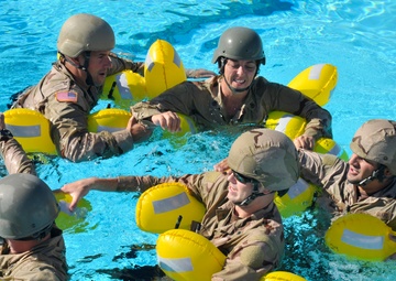 US Coast Guard water survival training JTF Guantanamo