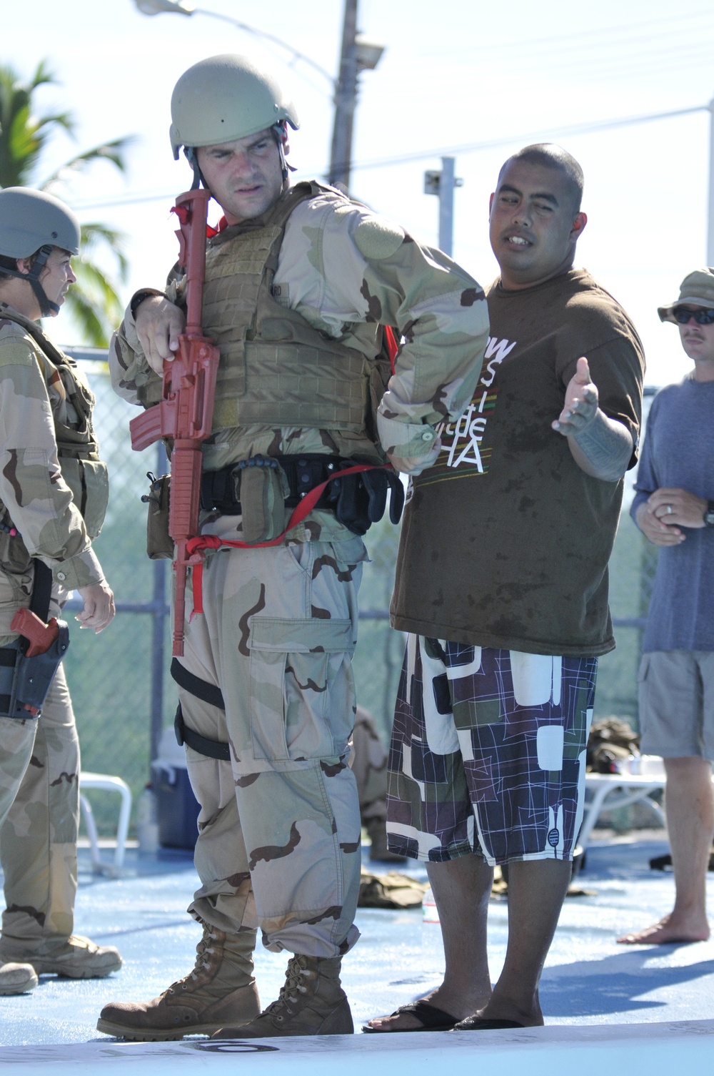 US Coast Guard water survival training JTF Guantanamo