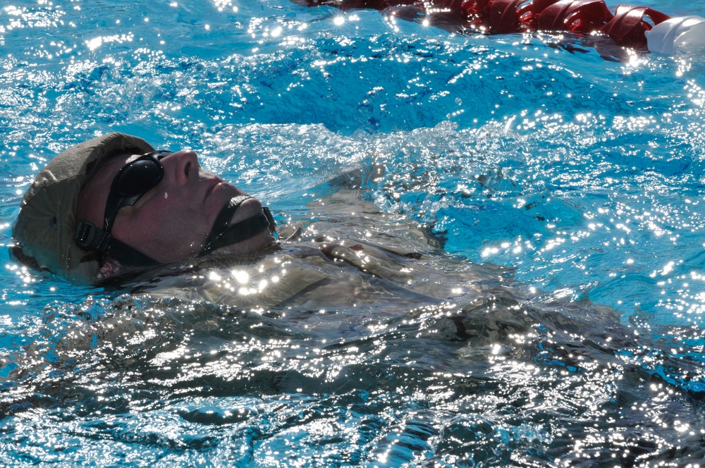 US Coast Guard water survival training JTF Guantanamo