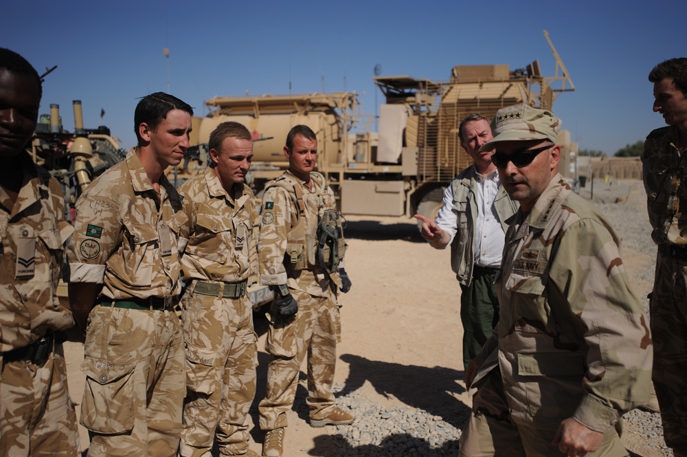 SACEUR visits troops in Afghanistan