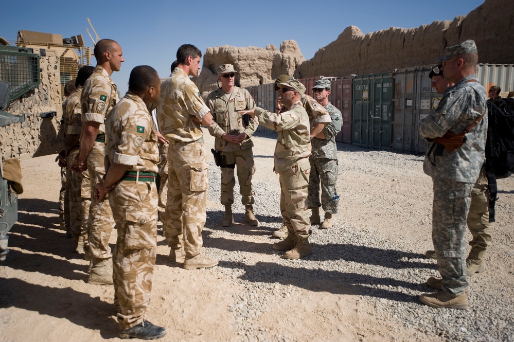 SACEUR visits troops in Afghanistan