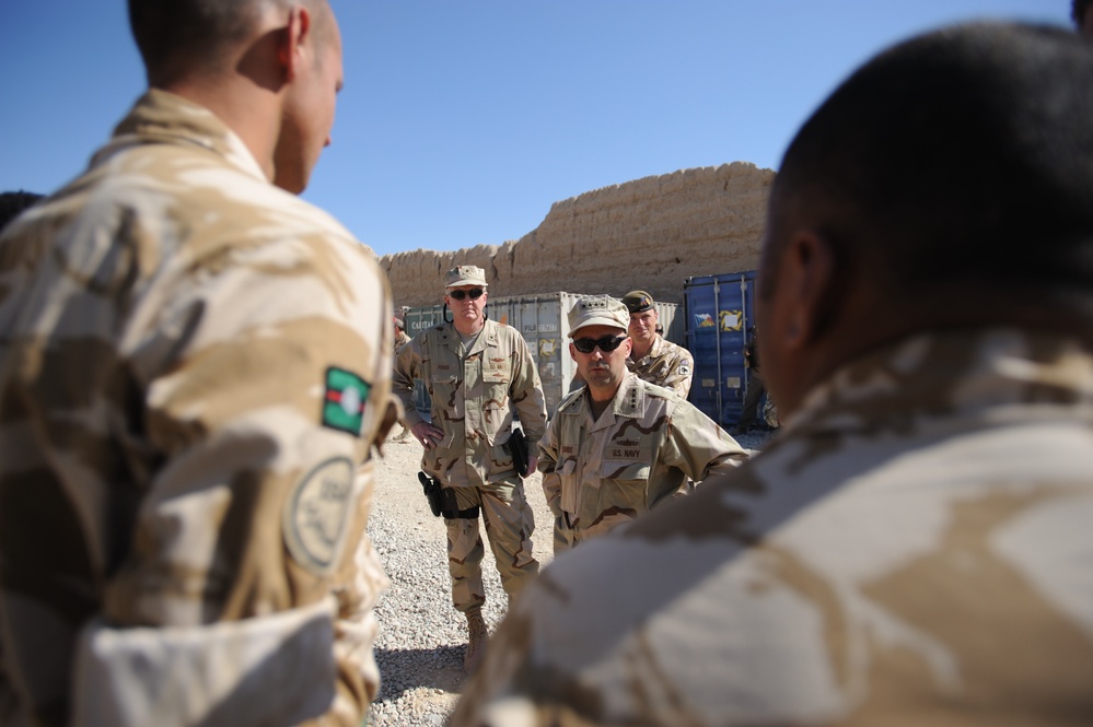 SACEUR visits troops in Afghanistan