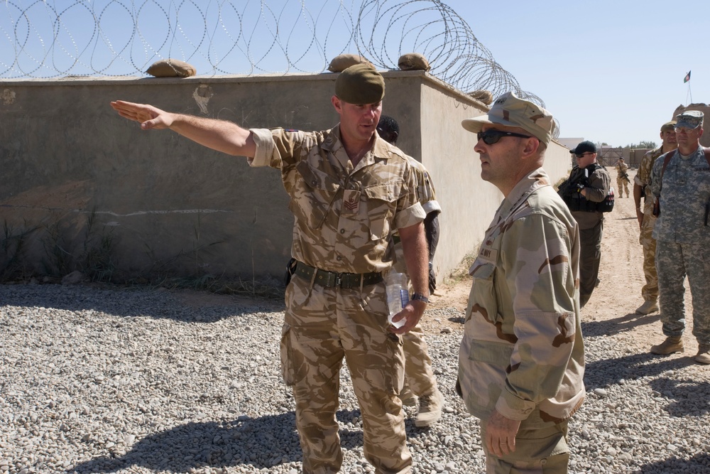 SACEUR visits troops in Afghanistan