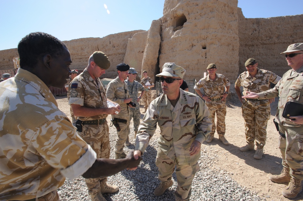 SACEUR visits troops in Afghanistan