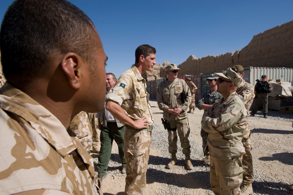 SACEUR visits troops in Afghanistan