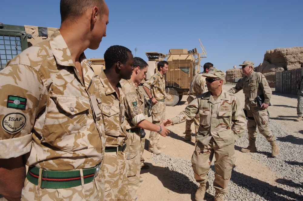 SACEUR visits troops in Afghanistan