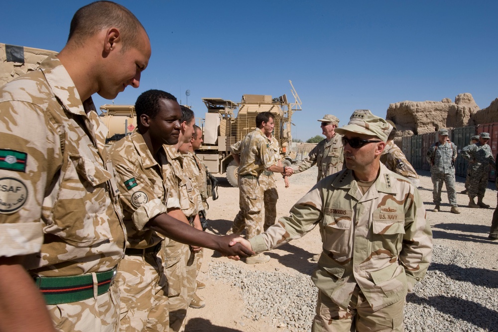 SACEUR visits troops in Afghanistan