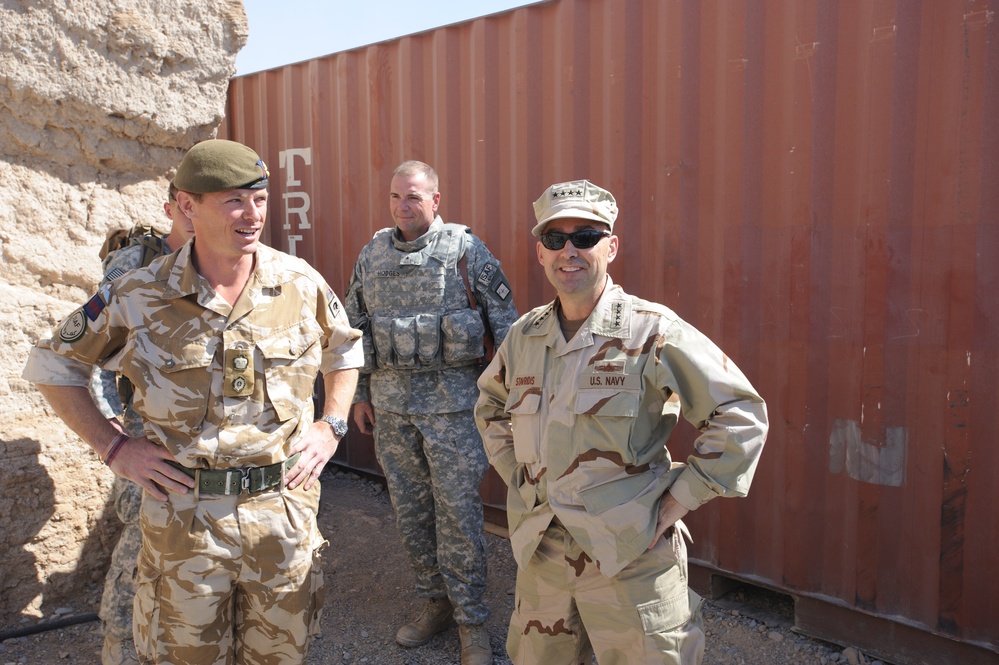 SACEUR visits troops in Afghanistan