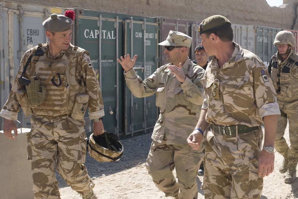 SACEUR visits troops in Afghanistan