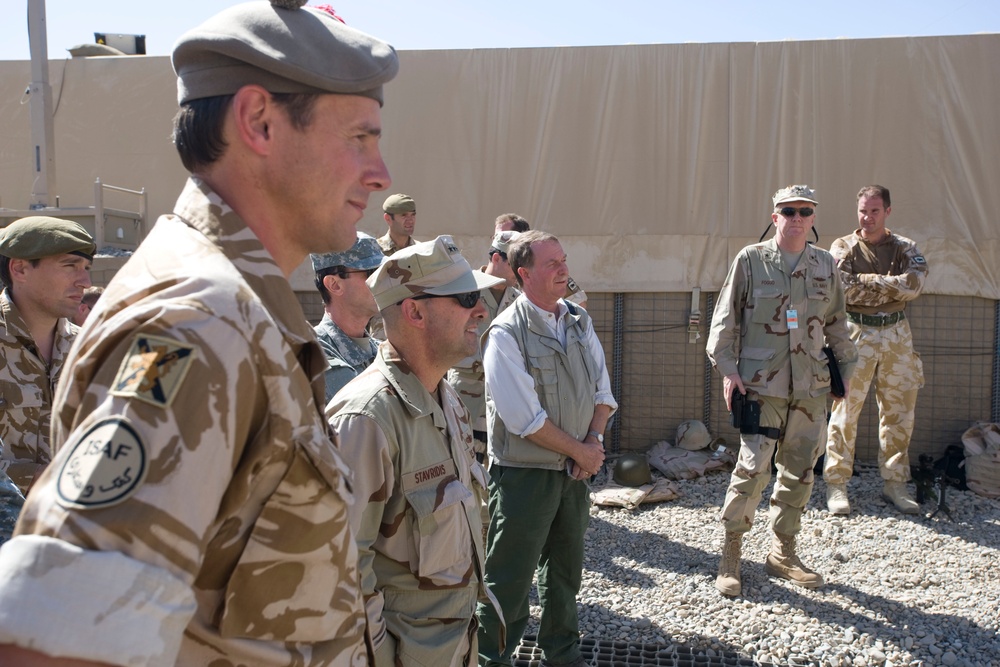 SACEUR visits troops in Afghanistan