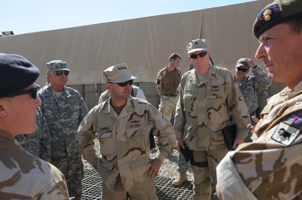 SACEUR visits troops in Afghanistan
