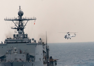 USS Germantown completes forward-deployment to Japan, sails for San Diego
