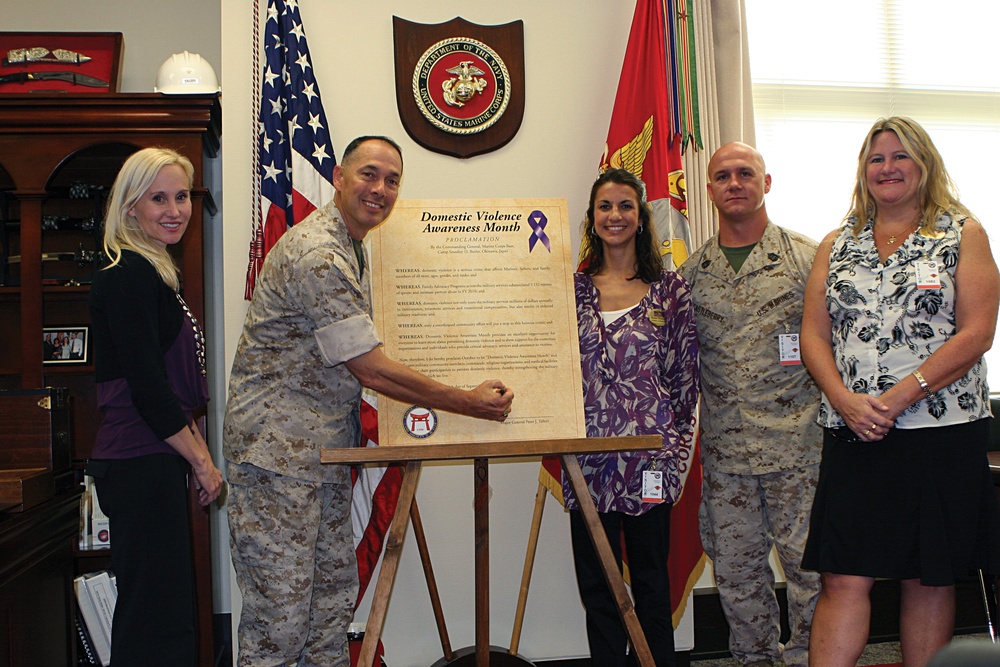 Talleri signs domestic violence proclamation