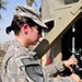 Communications Soldier maintains an antenna