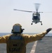 German Marine Lynx refuels aboard USS Whidbey Island