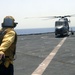 German Marine Lynx refuels aboard USS Whidbey Island