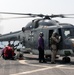 German Marine Lynx refuels aboard USS Whidbey Island