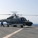 German Marine Lynx refuels aboard USS Whidbey Island