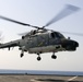 German Marine Lynx refuels aboard USS Whidbey Island