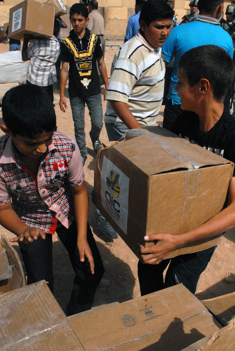IPs and Lancers supply local students with school gear