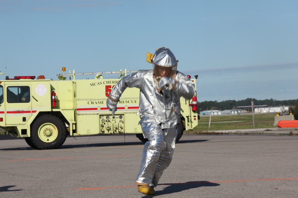 Cherry Point hosts 25th annual aircraft rescue firefighting rodeo