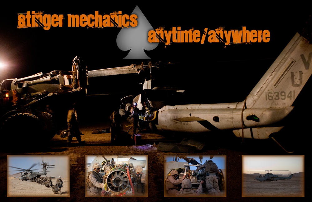 Marine Light Attack Helicopter Squadron 267 collage