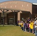 Students at Shughart Schools dedication