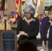 Plaque unveiling at Shughart Schools dedication