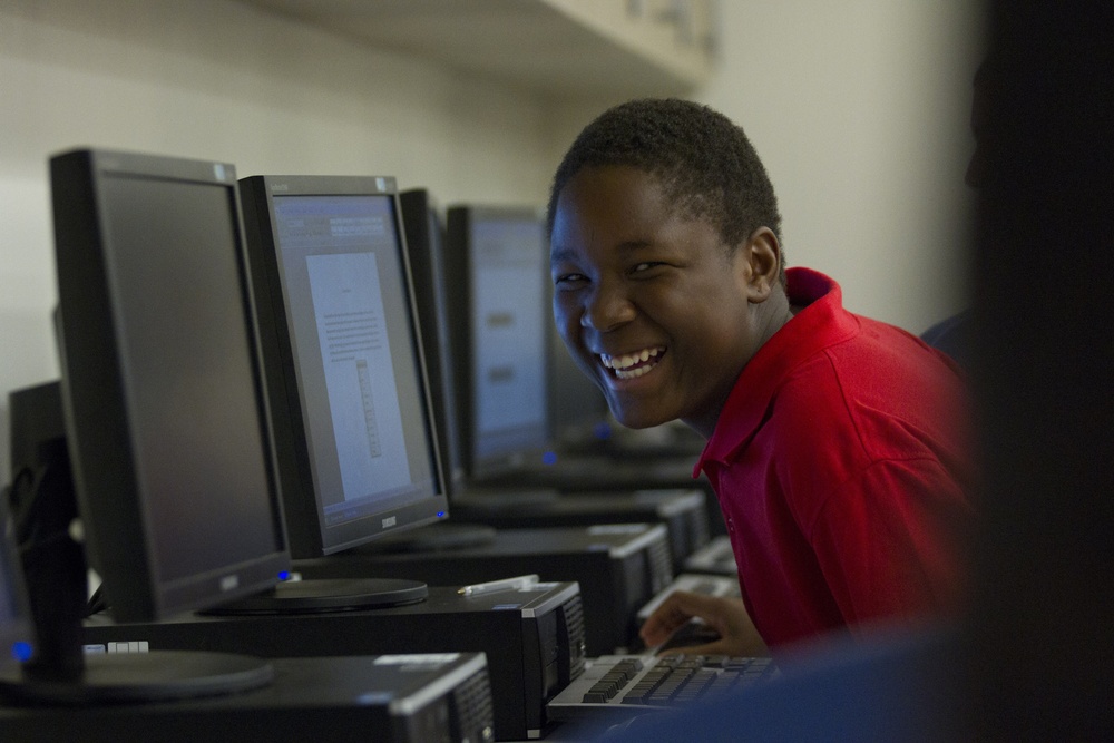 Student at Shughart Middle School