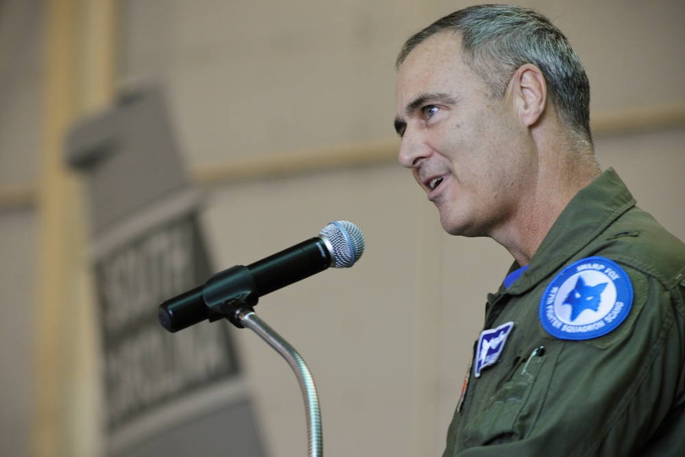 South Carolina Air National Guard honors Brig. Gen. Barnie B. McEntire