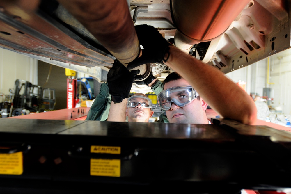 169th Fighter Wing, vehicle maintenance