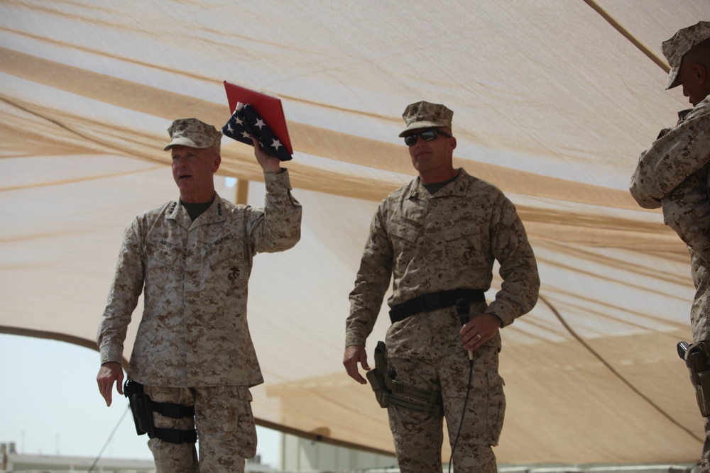 Commandant of the Marine Corps visits Camp Dwyer