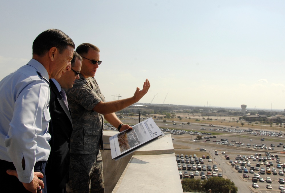 Assistant Secretary of the Air Force for Manpower and Reserve Affairs, visits Willford Hall