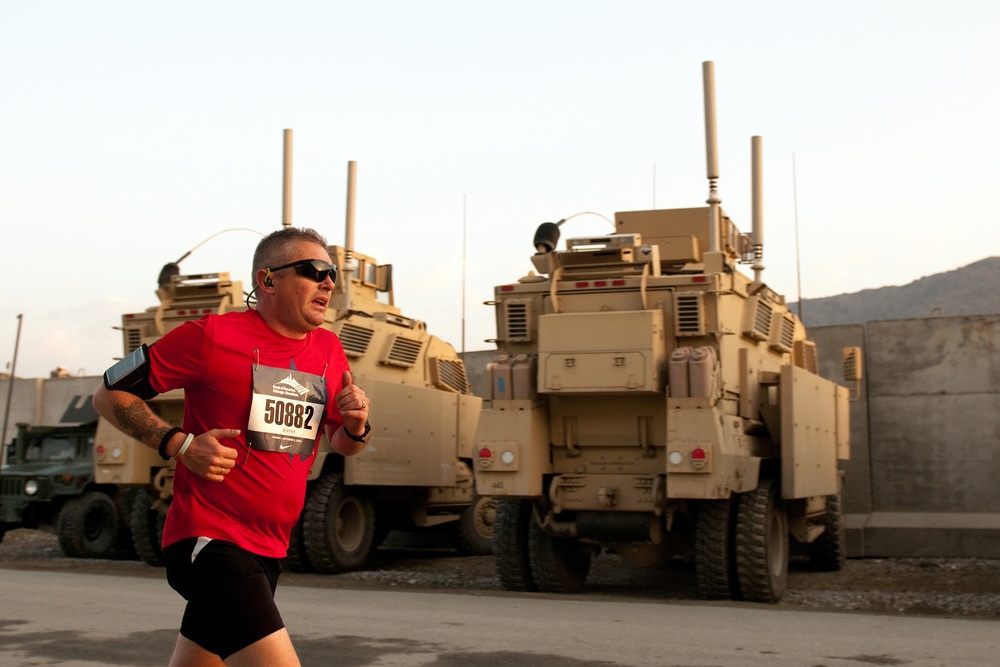 The Bank of America Chicago Marathon ... in Kabul, Afghanistan?