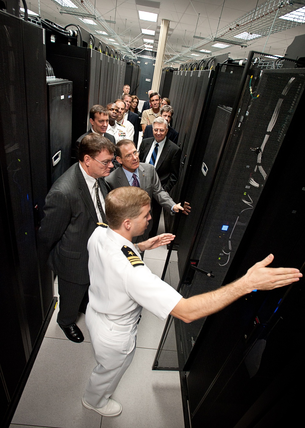 SPAWAR Systems Center Atlantic Data Center unveiled today at ribbon cutting ceremony