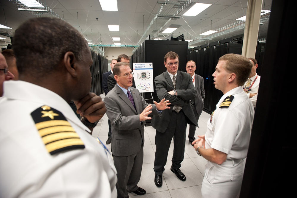 SPAWAR Systems Center Atlantic Data Center unveiled today at ribbon cutting ceremony