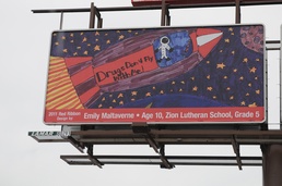 SD Guard Counterdrug program unveils billboard