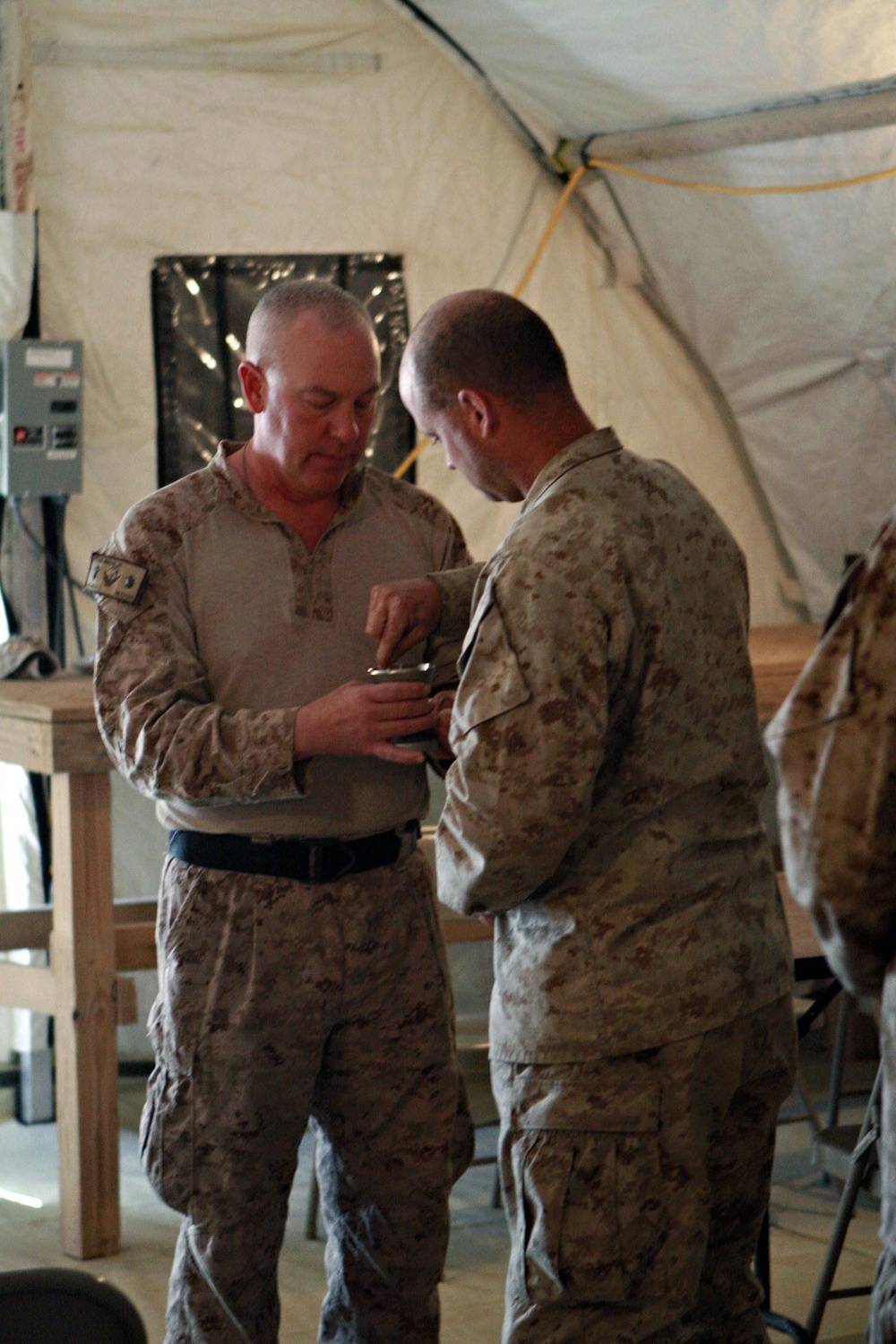 Spiritual services at Forward Operating Base Edinburgh